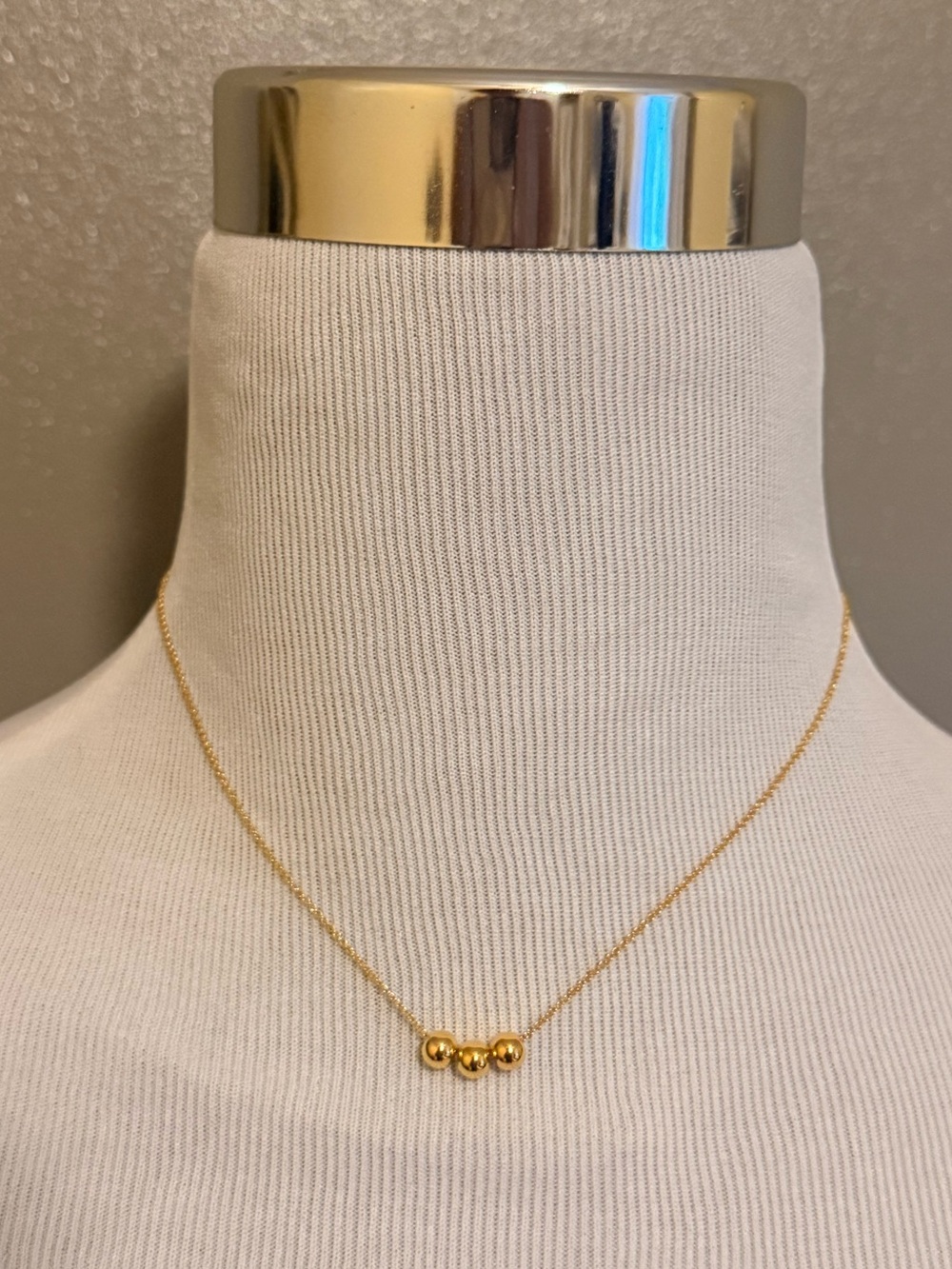 Gorjana Gold-Tone Newport Charm 16” Chain Necklace Brand New